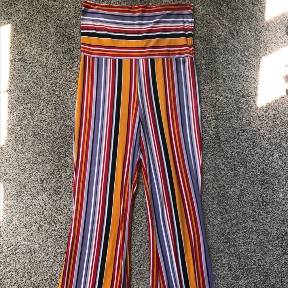 Stripped Palazzo Pants
